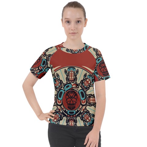 Skull Grateful Dead Phone Gratefuldead Women s Sport Raglan Tee by Cowasu