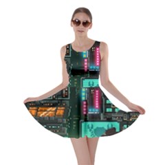 Video Game Pixel Art Skater Dress by Cowasu