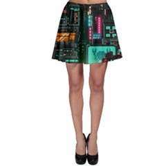 Video Game Pixel Art Skater Skirt by Cowasu