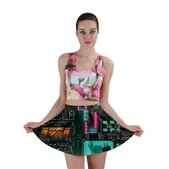 Video Game Pixel Art Mini Skirt by Cowasu