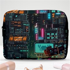 Video Game Pixel Art Make Up Pouch (large) by Cowasu