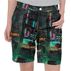 Video Game Pixel Art Women s Pocket Shorts by Cowasu