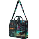 Video Game Pixel Art Square Shoulder Tote Bag View1