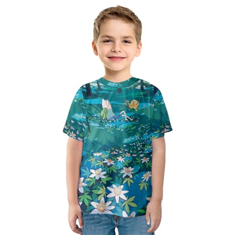 Psychedelic Adventure Kids  Sport Mesh Tee by Cowasu