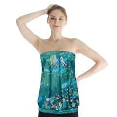 Psychedelic Adventure Strapless Top