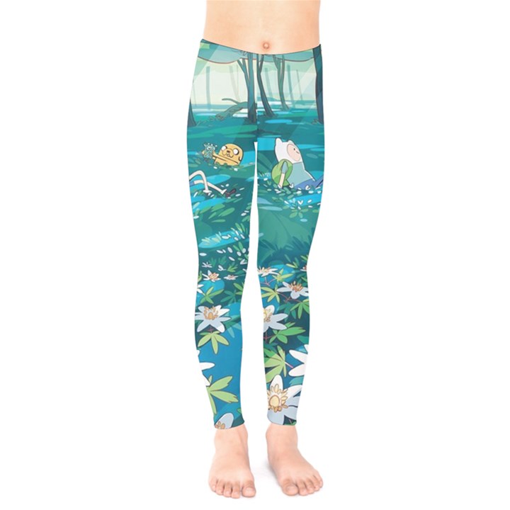 Psychedelic Adventure Kids  Classic Winter Leggings