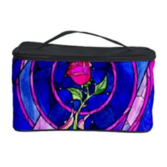 Stained Glass Rose Cosmetic Storage Case by Cowasu