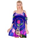 Stained Glass Rose Cutout Spaghetti Strap Chiffon Dress View1