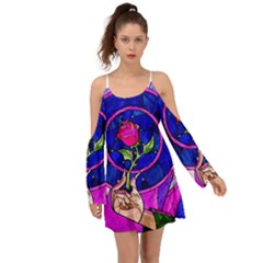 Stained Glass Rose Boho Dress by Cowasu