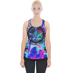 Cannabis Psychedelic Piece Up Tank Top by Cowasu