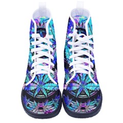 Cannabis Psychedelic Men s High-top Canvas Sneakers