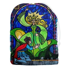 Beauty Stained Glass Rose Drawstring Pouch (3xl) by Cowasu