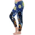 Starry Surreal Psychedelic Astronaut Space Classic Winter Leggings View2