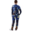 Starry Surreal Psychedelic Astronaut Space Casual Jacket and Pants Set View2