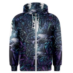 Horror Psychedelic Art Men s Zipper Hoodie by Cowasu