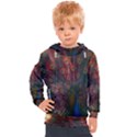 Red Peacock Feather Kids  Hooded Pullover View1