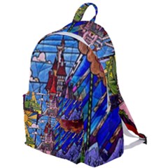 Beauty Stained Glass Castle Building The Plain Backpack by Cowasu