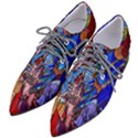 Beauty Stained Glass Castle Building Pointed Oxford Shoes View2