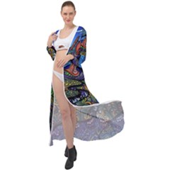 Psychedelic Landscape Maxi Chiffon Beach Wrap