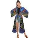 Psychedelic Landscape Maxi Kimono View1