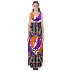 Gratefuldead Grateful Dead Pattern Empire Waist Maxi Dress by Cowasu