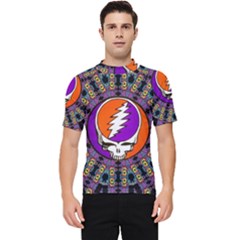 Gratefuldead Grateful Dead Pattern Men s Short Sleeve Rash Guard