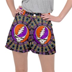 Gratefuldead Grateful Dead Pattern Women s Ripstop Shorts by Cowasu