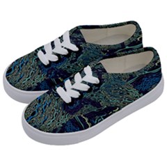 Dark Psychedelic Kids  Classic Low Top Sneakers by Cowasu