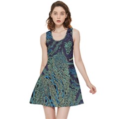 Dark Psychedelic Inside Out Reversible Sleeveless Dress by Cowasu