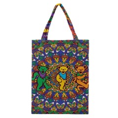 Grateful Dead Pattern Classic Tote Bag by Cowasu