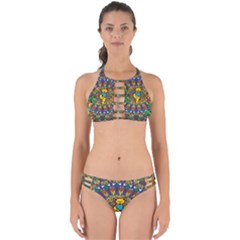 Grateful Dead Pattern Perfectly Cut Out Bikini Set by Cowasu