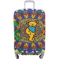 Grateful Dead Pattern Luggage Cover (large) by Cowasu