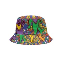 Grateful Dead Pattern Bucket Hat (kids) by Cowasu