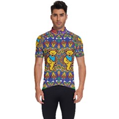 Grateful Dead Pattern Men s Short Sleeve Cycling Jersey by Cowasu