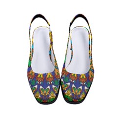 Grateful Dead Pattern Women s Classic Slingback Heels