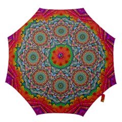 Mandalas Psychedelic Hook Handle Umbrellas (large) by Cowasu