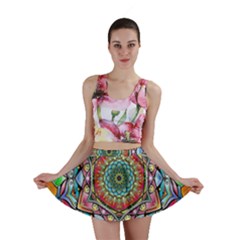 Mandalas Psychedelic Mini Skirt by Cowasu