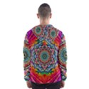 Mandalas Psychedelic Men s Hooded Windbreaker View2