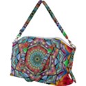 Mandalas Psychedelic Canvas Crossbody Bag View2