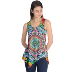 Mandalas Psychedelic Sleeveless Tunic by Cowasu