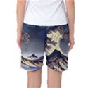 The Great Wave Off Kanagawa Japan Japanese Waves Women s Basketball Shorts View2