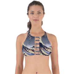 The Great Wave Off Kanagawa Japan Japanese Waves Perfectly Cut Out Bikini Top by Cowasu