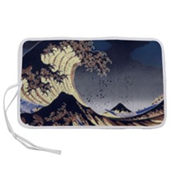 The Great Wave Off Kanagawa Japan Japanese Waves Pen Storage Case (m) by Cowasu