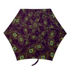 Peacock Feathers Pattern Mini Folding Umbrellas by Cowasu