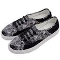 Angry Lion Black And White Women s Classic Low Top Sneakers View2