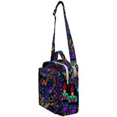 The Game Monster Stained Glass Crossbody Day Bag by Cowasu