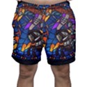 The Game Monster Stained Glass Men s Shorts View1