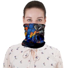 The Game Monster Stained Glass Face Covering Bandana (adult) by Cowasu