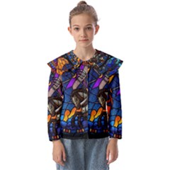 The Game Monster Stained Glass Kids  Peter Pan Collar Blouse by Cowasu