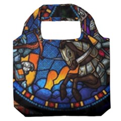 The Game Monster Stained Glass Premium Foldable Grocery Recycle Bag by Cowasu